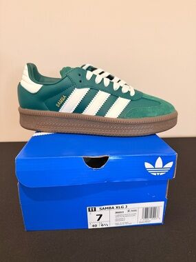adidas Green & White Samba